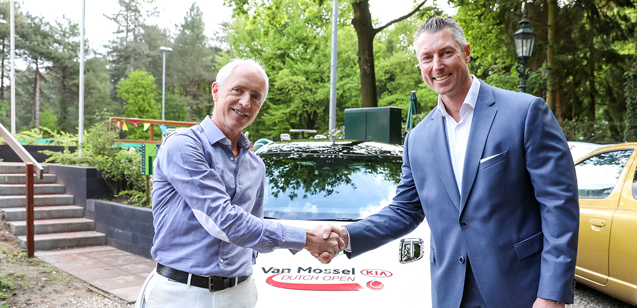 Tom Nijssen en Bas Huijzer presenteren Van Mossel Kia Dutch Open